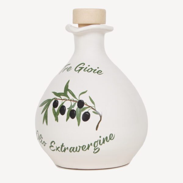 extra vergine olive oil vase tre gioie